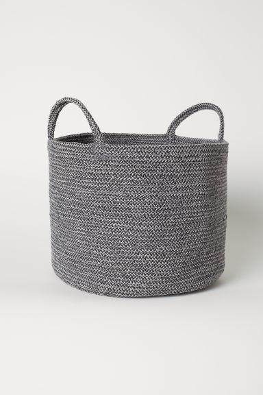 Gray Clothing Basket